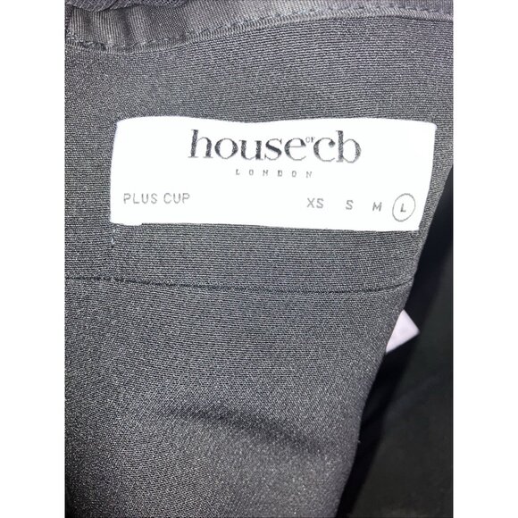 L Plus Cup House Of cB Mina Bustier Corset Top Black - Picture 2 of 3